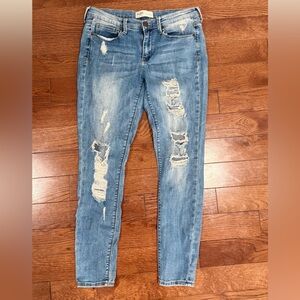 Mudd Distressed Light Blue Women's Jeans